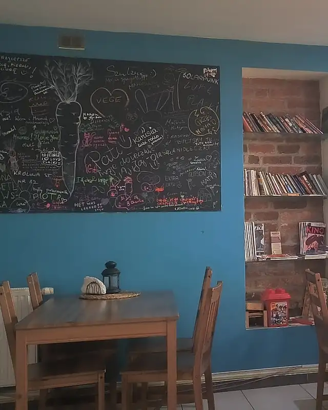 Tablica nad stołami